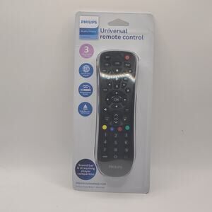 PHILIPS Universal Remote Control, Audio/Video 3 device Black SRP9232D/27